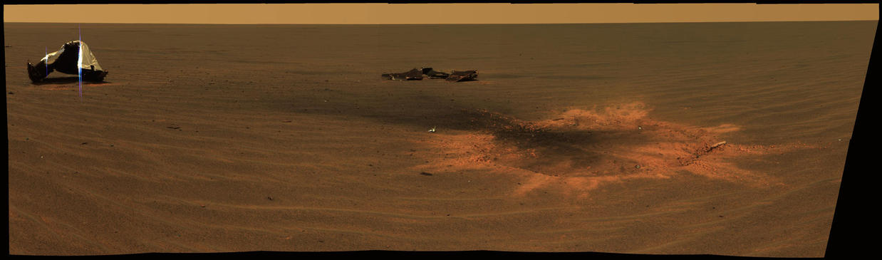 Az Opportunity hő pajzsa